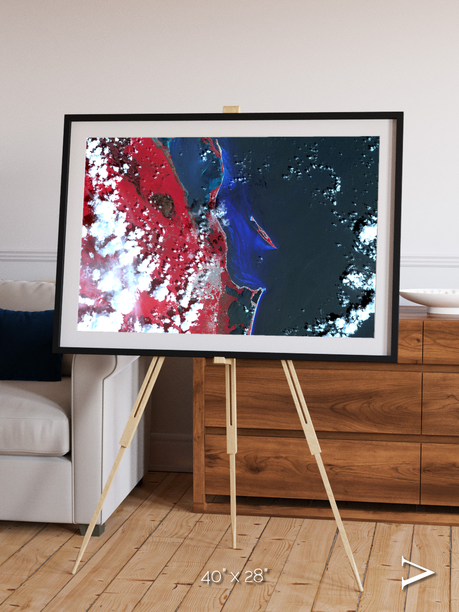 Living Edge, Cancun Framed & Mounted Print