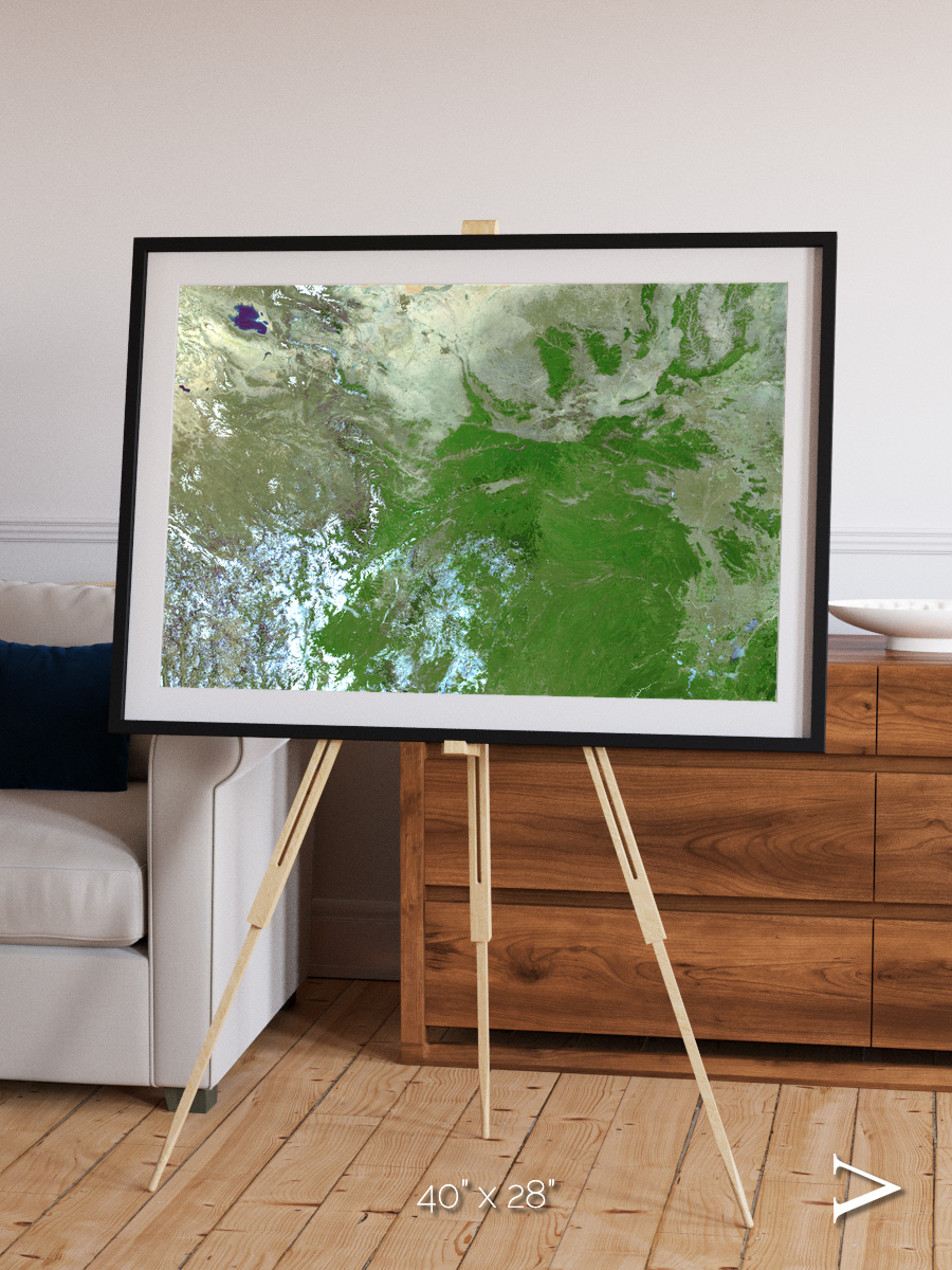 Sea Inlet, Eastern Asia Framed & Mounted Print