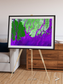 Delta Mosaic, Ganges River Delta Framed & Mounted Print
