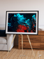 Island Sanctuary, Ghostly Grease Ice Framed & Mounted Print