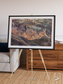 Volcanic Palette, Gosses Bluff Framed & Mounted Print