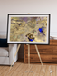 Salt Mirror, Great Salt Desert Framed & Mounted Print