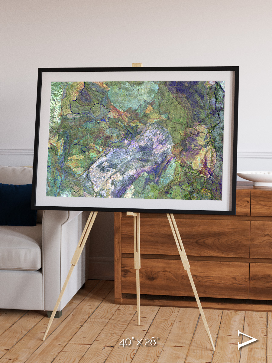 Sands in Motion, Great Sandy Desert Framed & Mounted Print