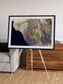 Fire Fields, Harrat Al Birk Framed & Mounted Print