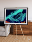 Frozen Currents, Foxe Basin Framed & Mounted Print