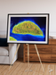 Coastal Fragments, Island Rebound Framed & Mounted Print