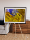 Saline Patterns, Lake Disappointment Framed & Mounted Print