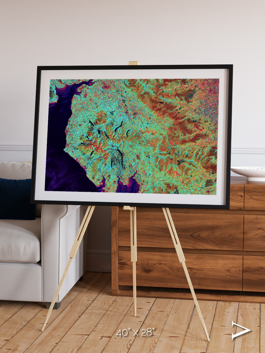Polar Flow, Lake District Framed & Mounted Print