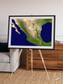 Windwritten Sands, Mexico and Central America Framed & Mounted Print