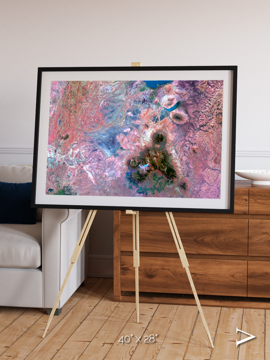 Highlands of Mulanje, Malawi Framed & Mounted Print