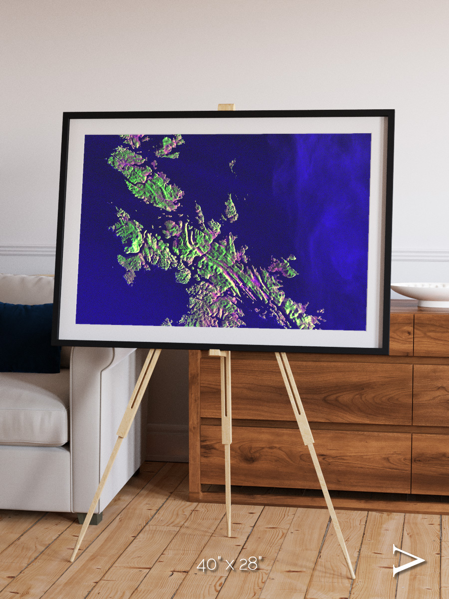 Remote Shores, Shetland Islands Framed & Mounted Print