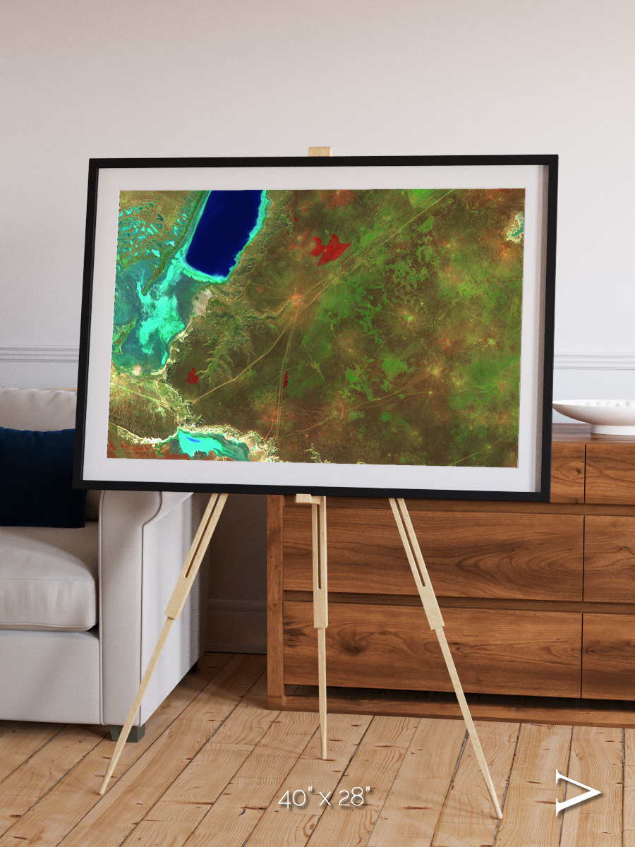 Ghost Waters, Sor Kaydak Framed & Mounted Print