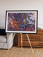 Geologic Tapestry, Asharah Fault Zone Framed & Mounted Print