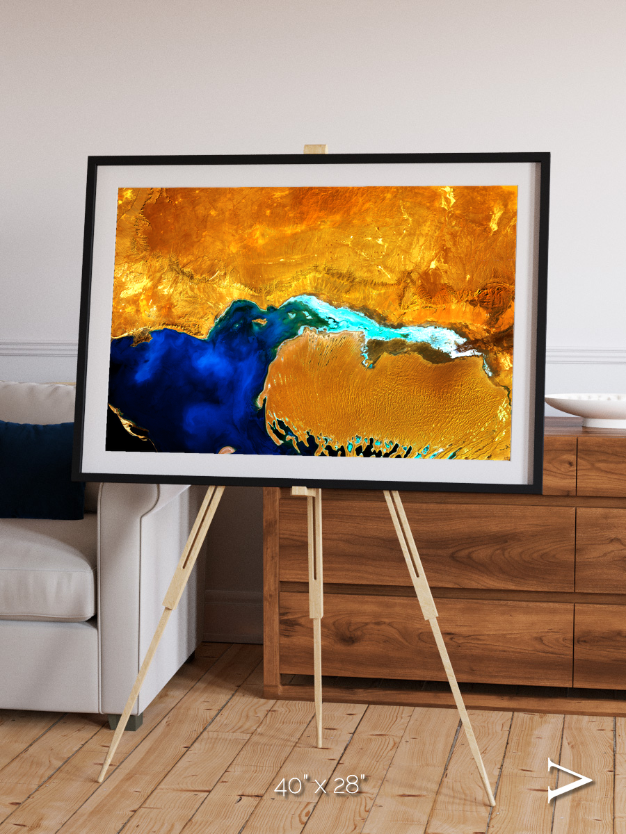 Coastal Phantom, Dardzha Peninsula Framed & Mounted Print