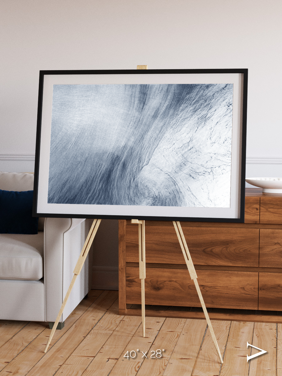 Wind Signatures, Whirlpool Cloud Framed & Mounted Print