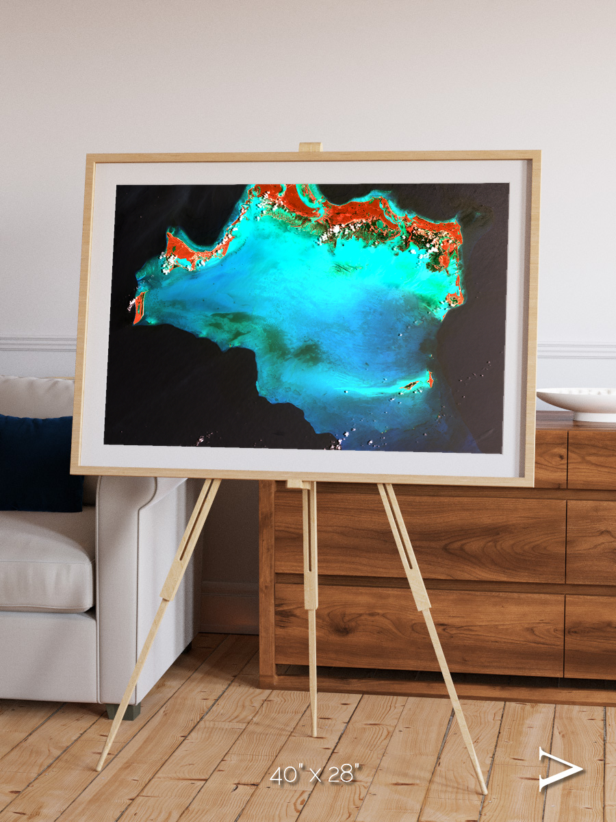 Arctic Outpost, Caribbean Luxury Framed & Mounted Print