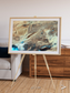 Saline Patterns, Dasht-e Kevir Framed & Mounted Print