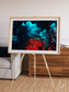 Island Sanctuary, Ghostly Grease Ice Framed & Mounted Print