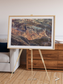 Volcanic Palette, Gosses Bluff Framed & Mounted Print