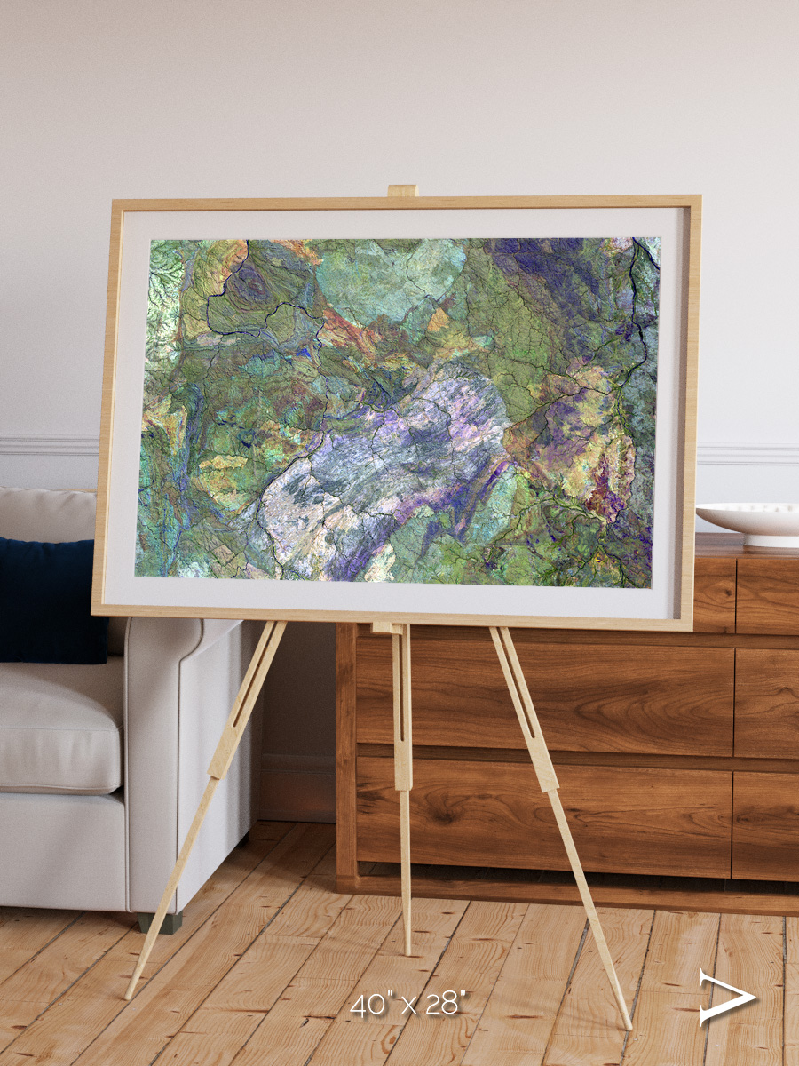 Sands in Motion, Great Sandy Desert Framed & Mounted Print