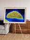 Coastal Fragments, Island Rebound Framed & Mounted Print