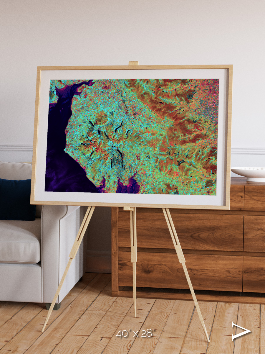 Polar Flow, Lake District Framed & Mounted Print
