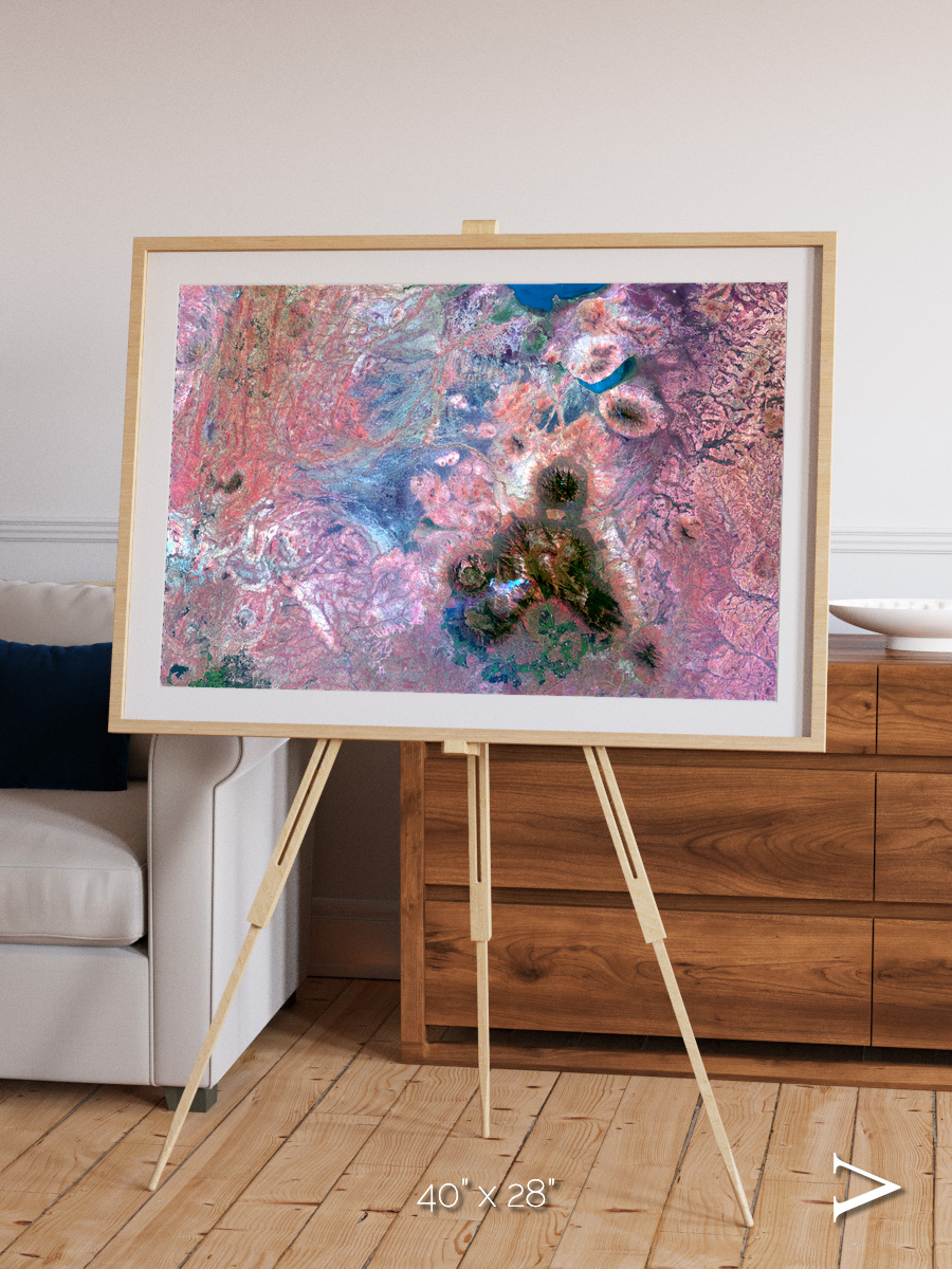 Highlands of Mulanje, Malawi Framed & Mounted Print