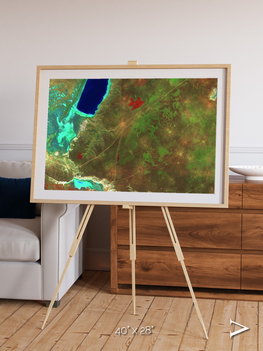 Ghost Waters, Sor Kaydak Framed & Mounted Print