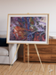 Geologic Tapestry, Asharah Fault Zone Framed & Mounted Print