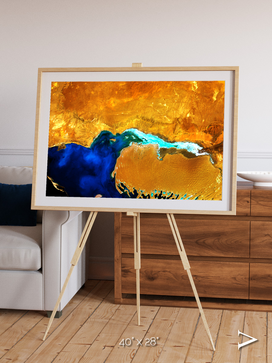 Coastal Phantom, Dardzha Peninsula Framed & Mounted Print