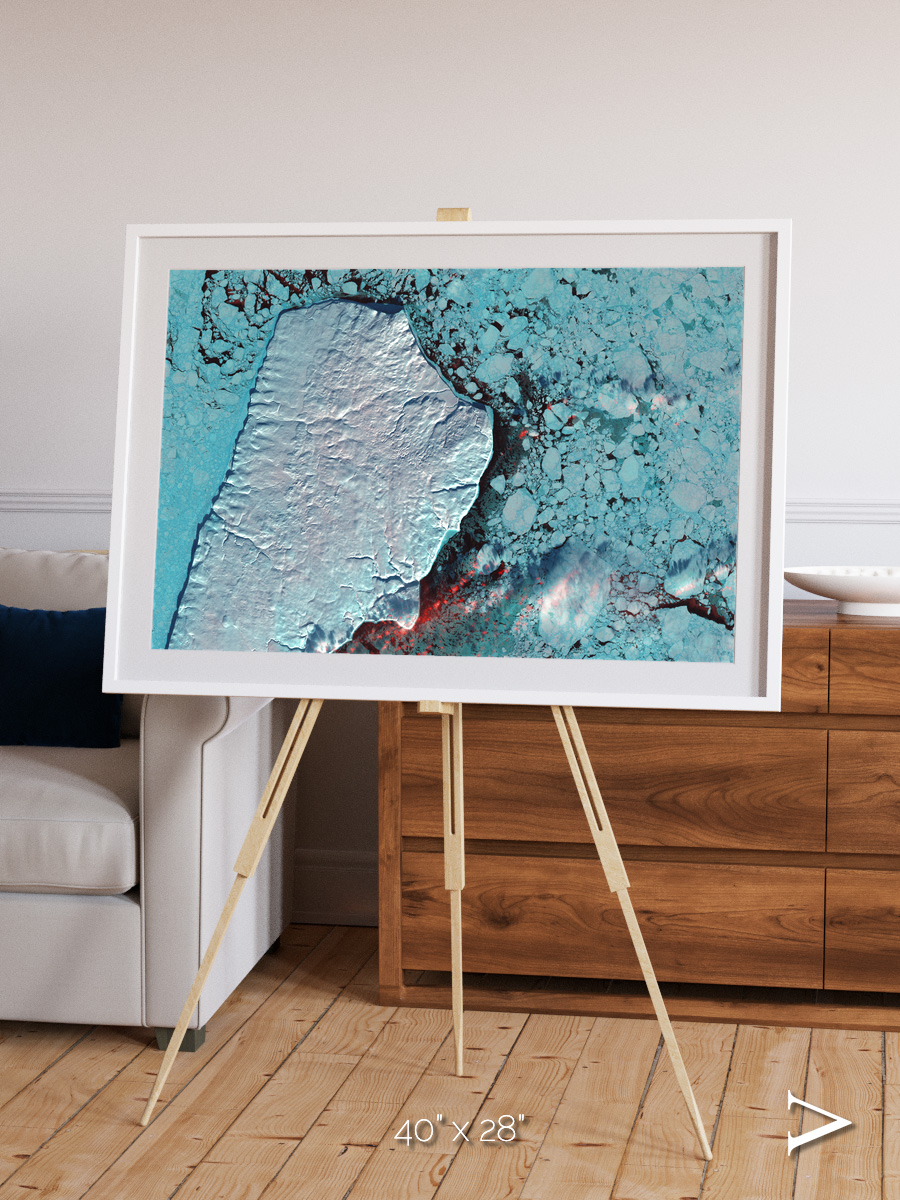 Island Sanctuary, Akpatok Island Framed & Mounted Print