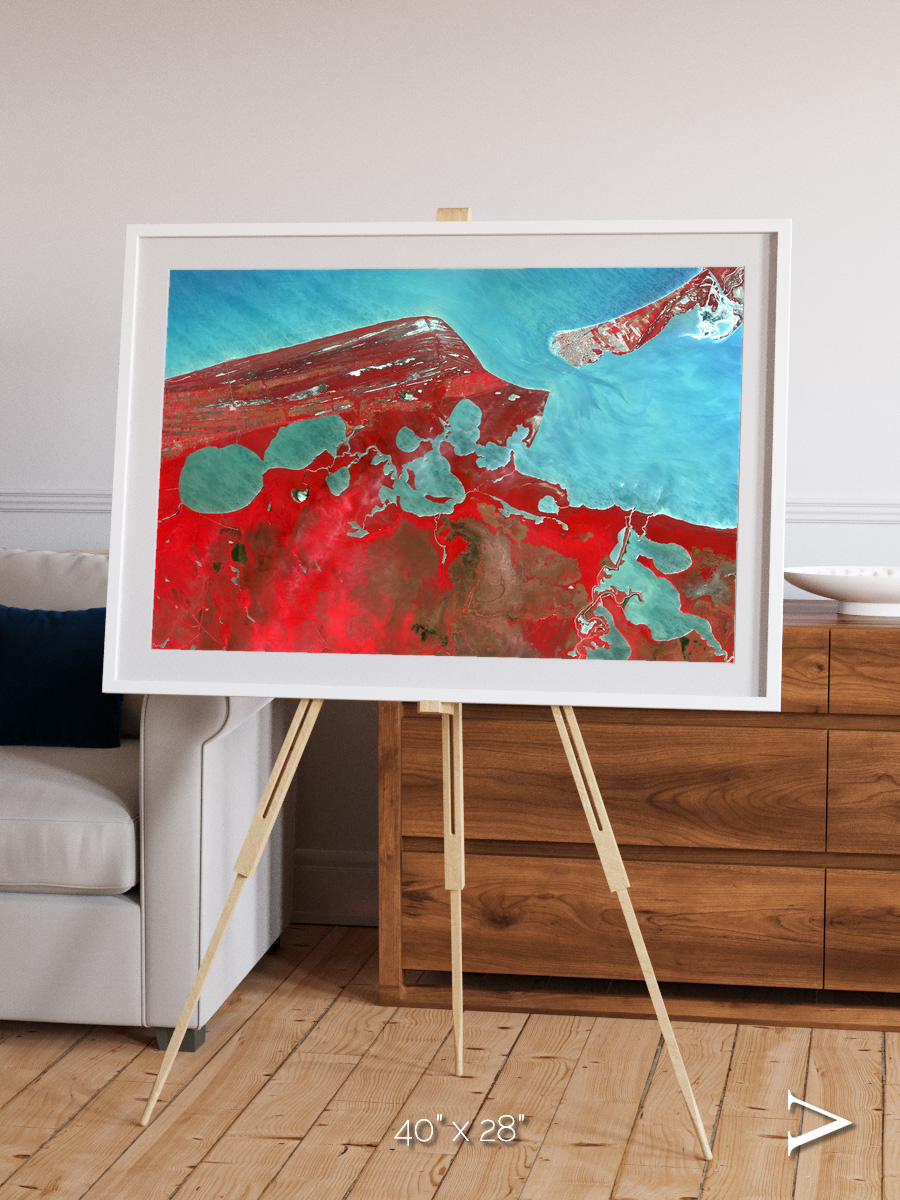 Remote Shores, Campeche Framed & Mounted Print