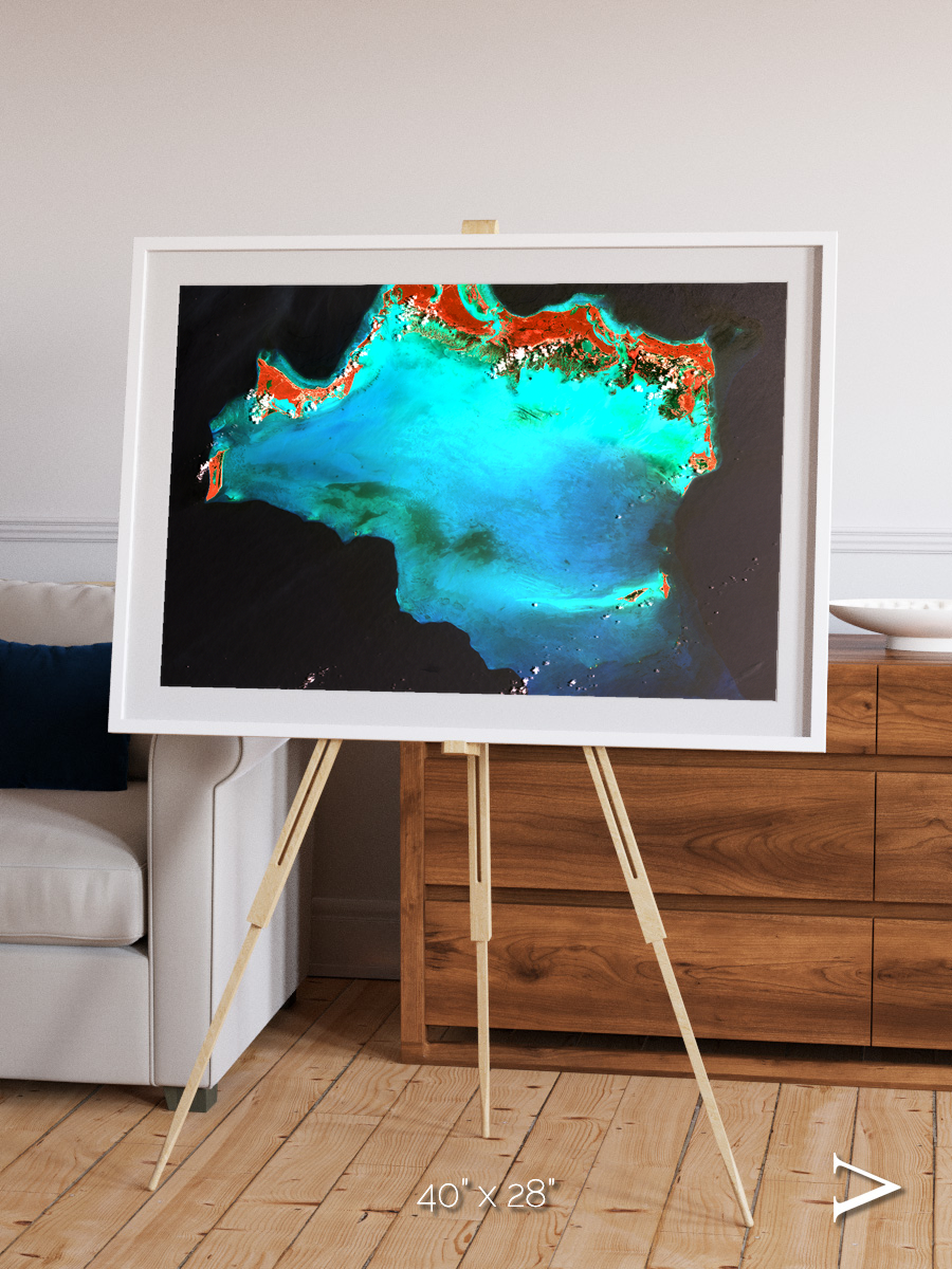 Arctic Outpost, Caribbean Luxury Framed & Mounted Print