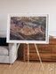 Volcanic Palette, Gosses Bluff Framed & Mounted Print