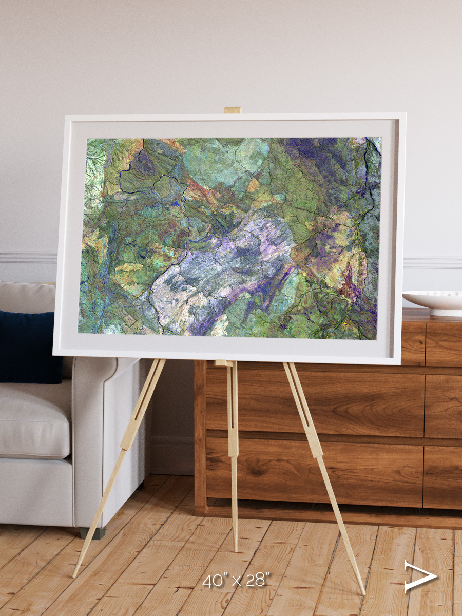 Sands in Motion, Great Sandy Desert Framed & Mounted Print