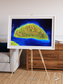 Coastal Fragments, Island Rebound Framed & Mounted Print