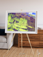 Lake Lines, Lake Amadeus Framed & Mounted Print