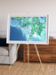 Arid Mosaic, Mississippi River Delta Framed & Mounted Print