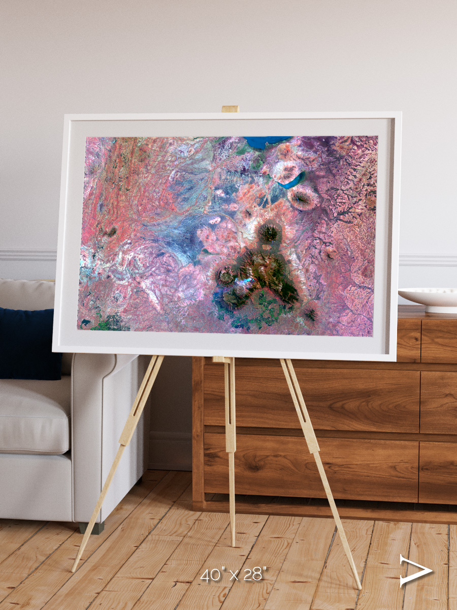 Highlands of Mulanje, Malawi Framed & Mounted Print