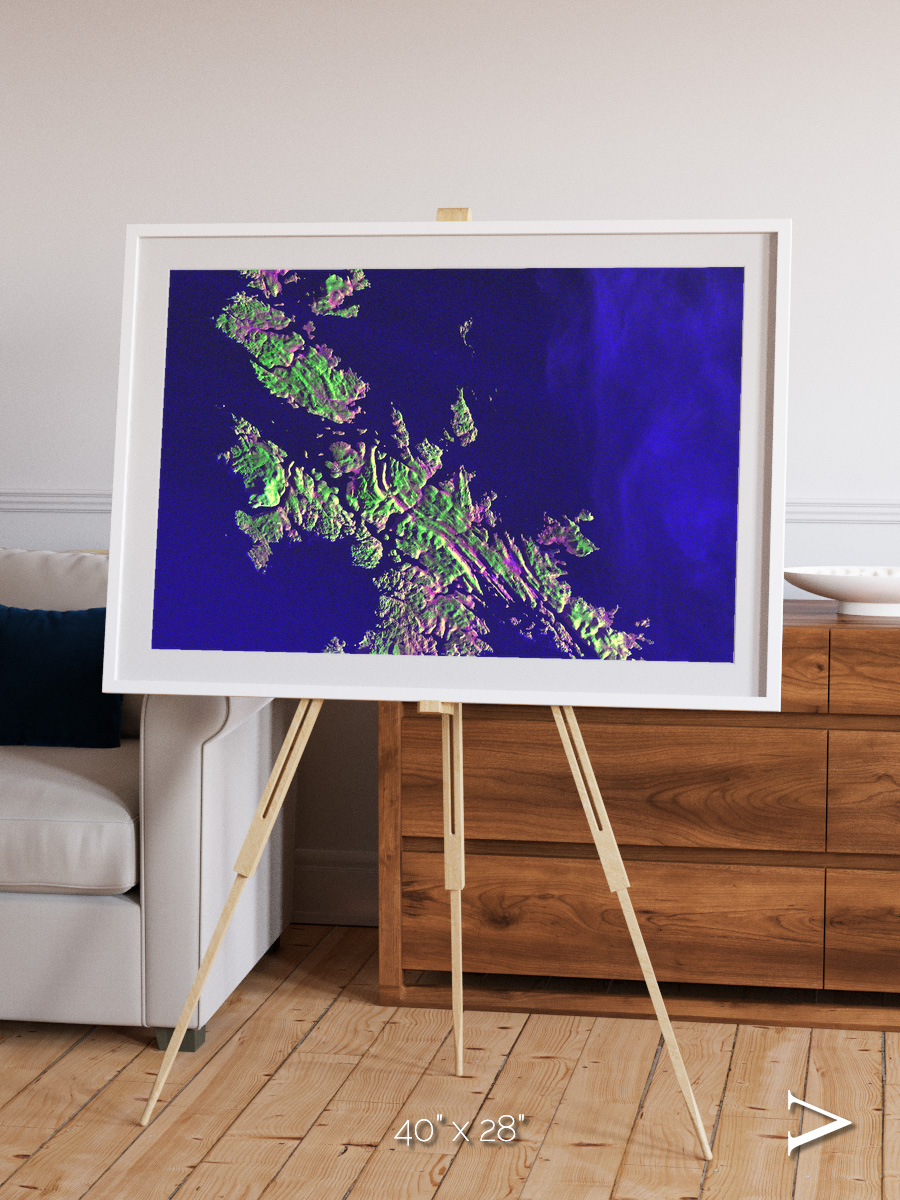 Remote Shores, Shetland Islands Framed & Mounted Print