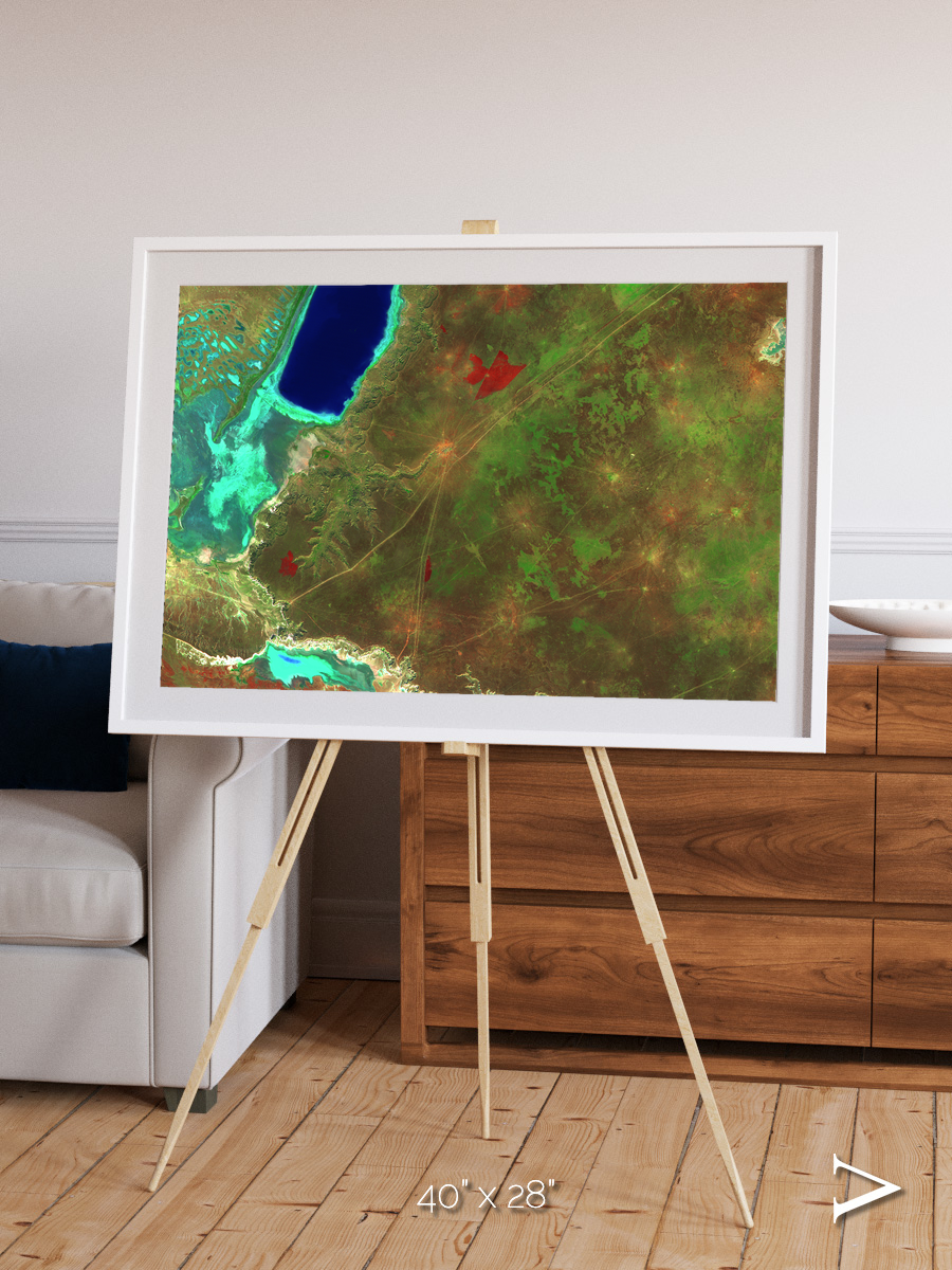 Ghost Waters, Sor Kaydak Framed & Mounted Print