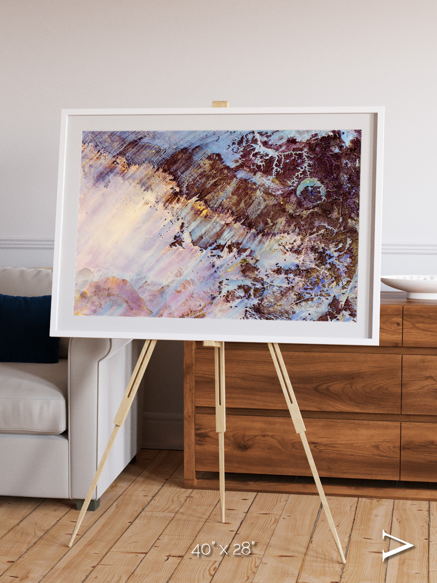 Storm and Stillness, Gweni-Fada Framed & Mounted Print