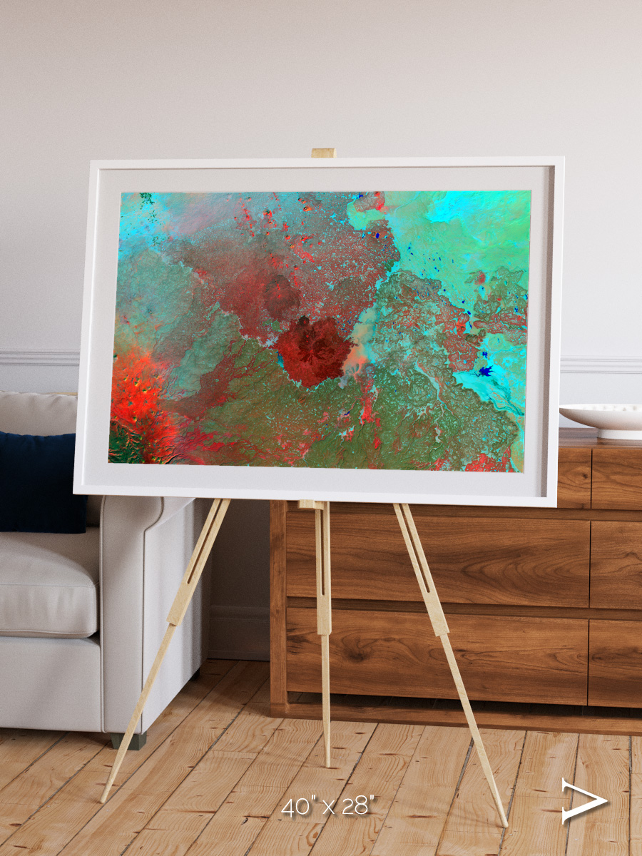 Shifting Dunes, The Syrian Desert Framed & Mounted Print