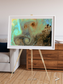 Atmospheric Patterns, Von Karman Vortices Framed & Mounted Print