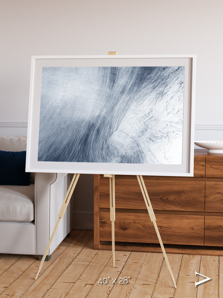 Wind Signatures, Whirlpool Cloud Framed & Mounted Print