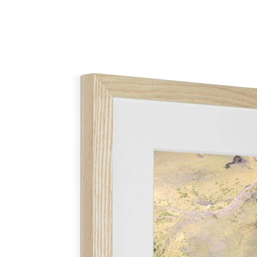 Fire Fields, Harrat Al Birk Framed & Mounted Print