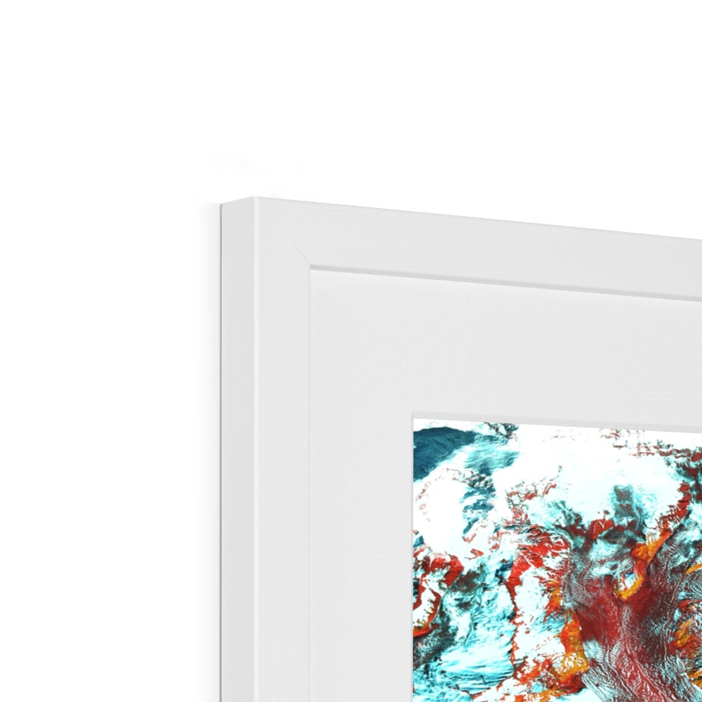 Glacial Passage, Malaspina Glacier Framed & Mounted Print