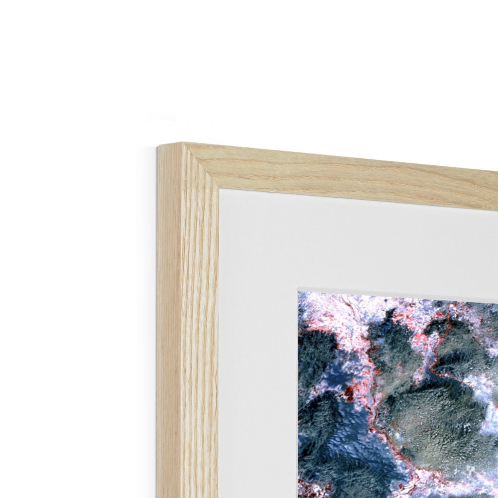 Sunlit Dunes, Alluvial Fan Framed & Mounted Print