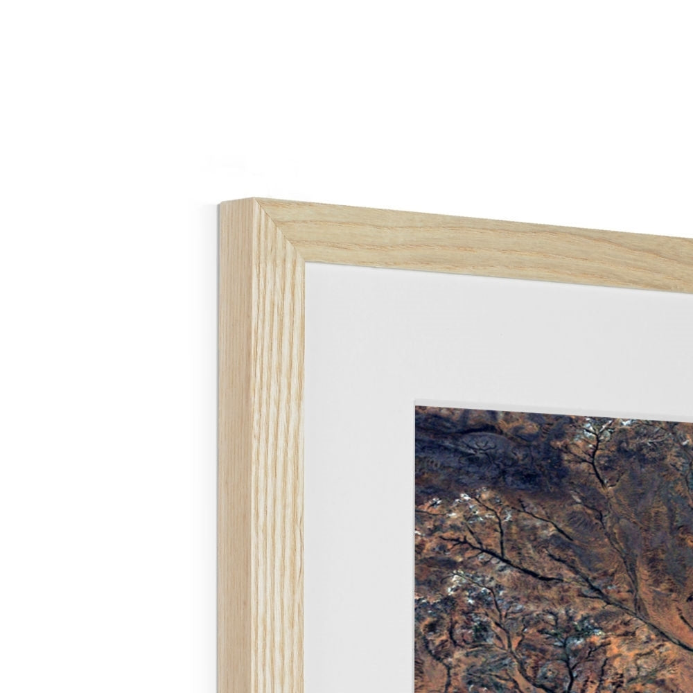 Ancient Impact, Shoemaker Crater Framed & Mounted Print