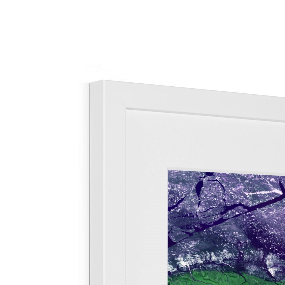Polar Flow, Yukon Delta Framed & Mounted Print